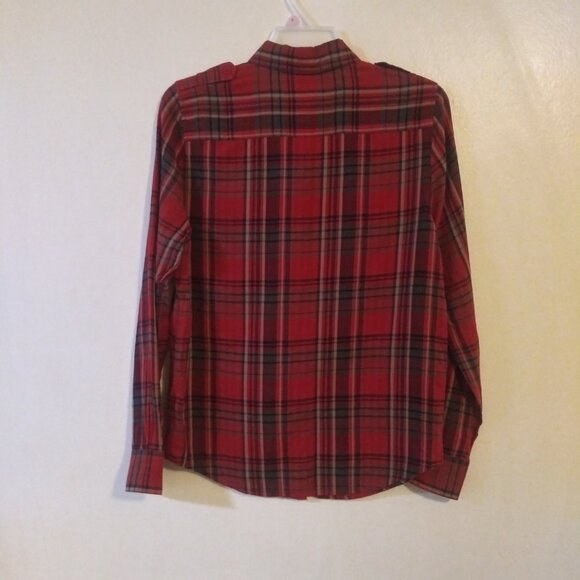 Lauren Ralph Lauren Green Label Women's Long Sleeve Plaid Shirt Size: Small - Picture 3 of 7